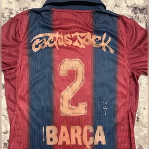 Barca x Travis scott Maroon jersey Player edition
